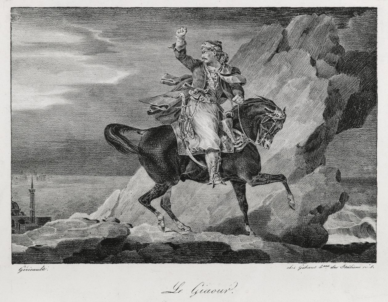 De Giaour, 1820 door Theodore Gericault