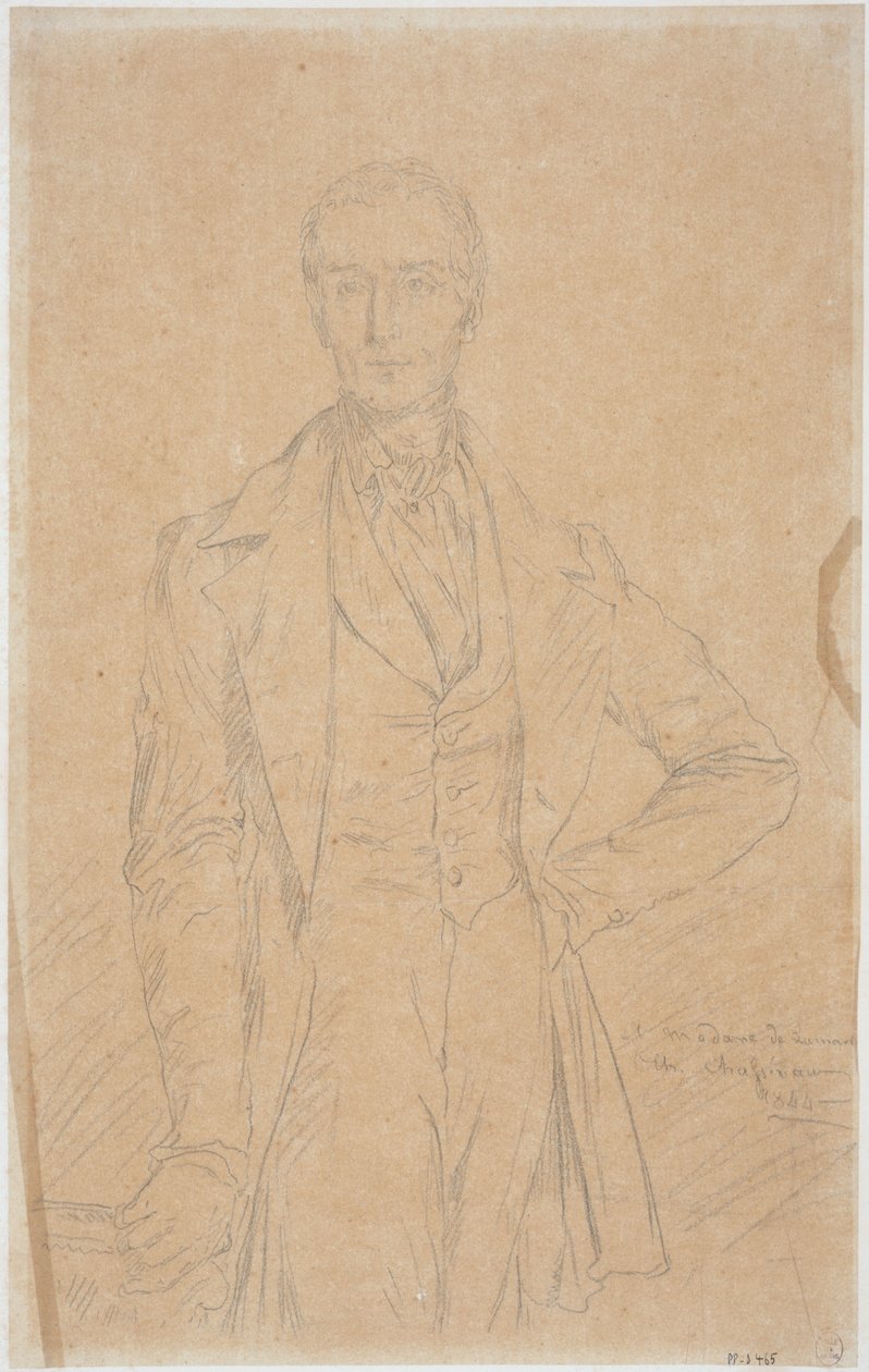 Alphonse de Lamartine door Théodore Chassériau