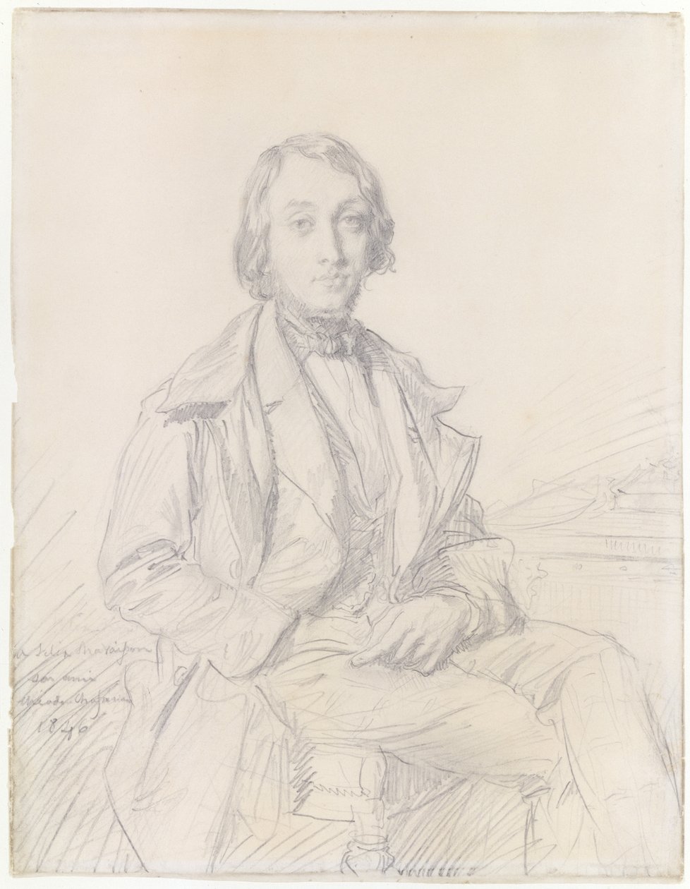 Portret van Félix Ravaisson door Théodore Chassériau