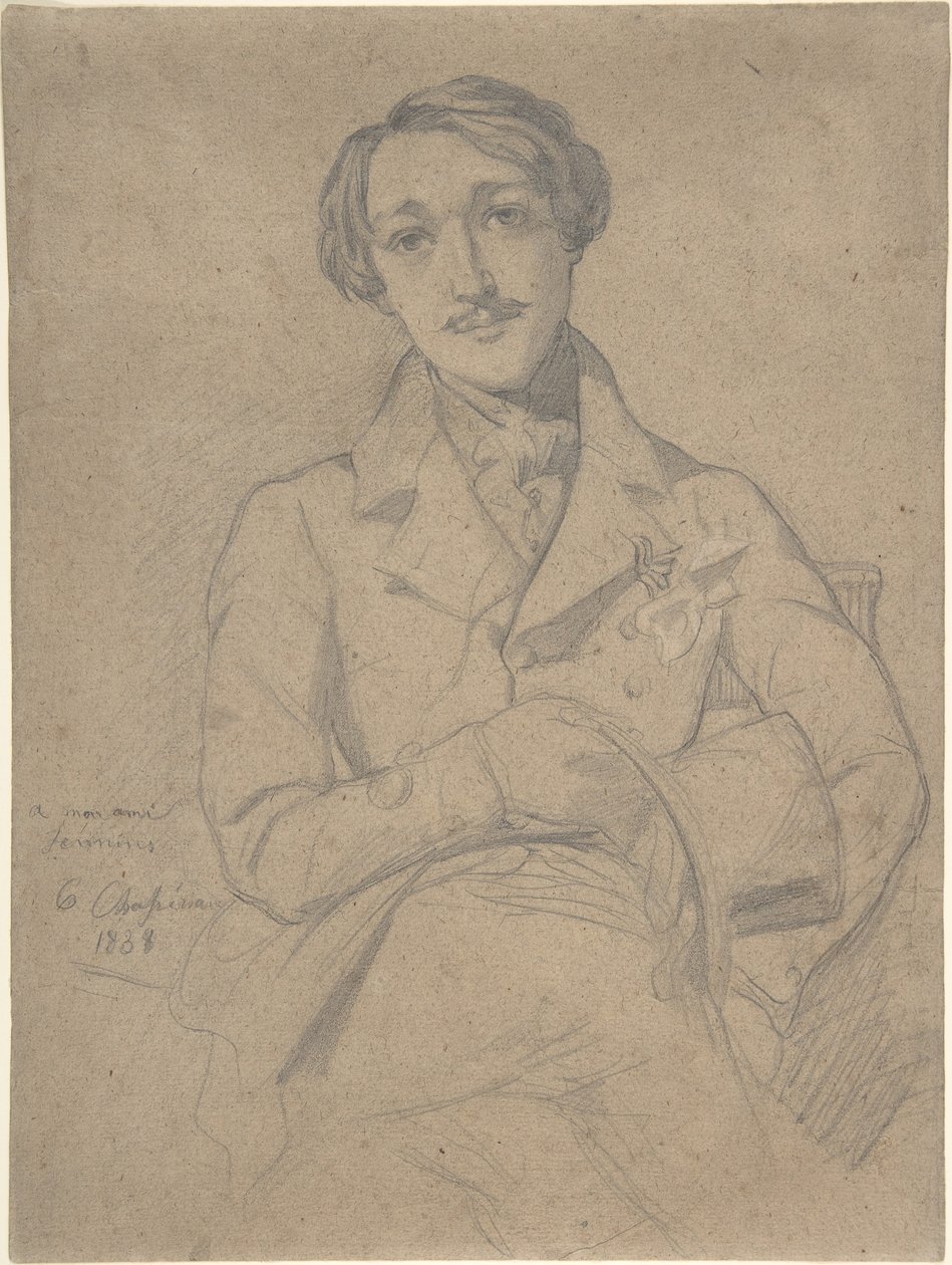 Portret van Jennins door Théodore Chassériau