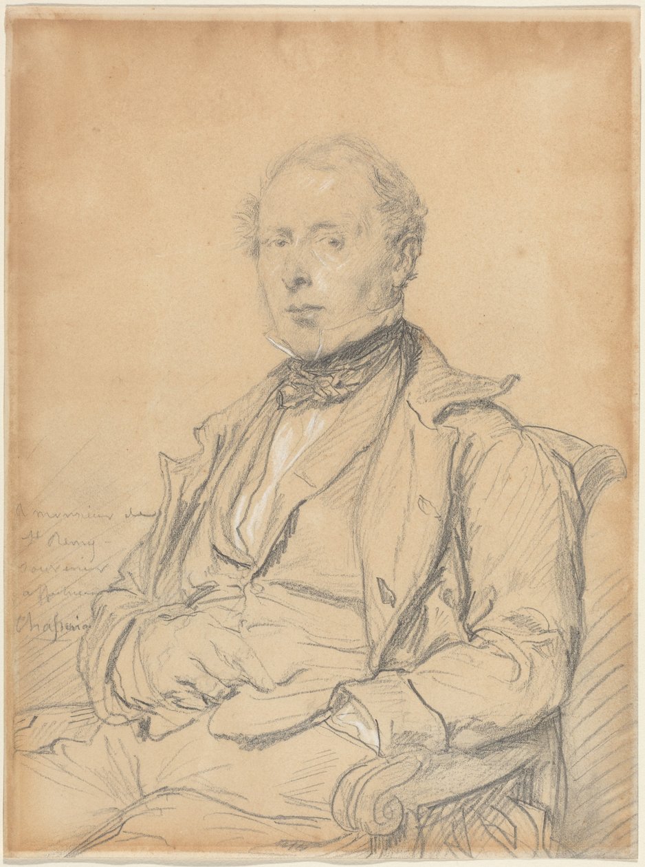 Victor-Auguste de Saint-Rémy door Théodore Chassériau