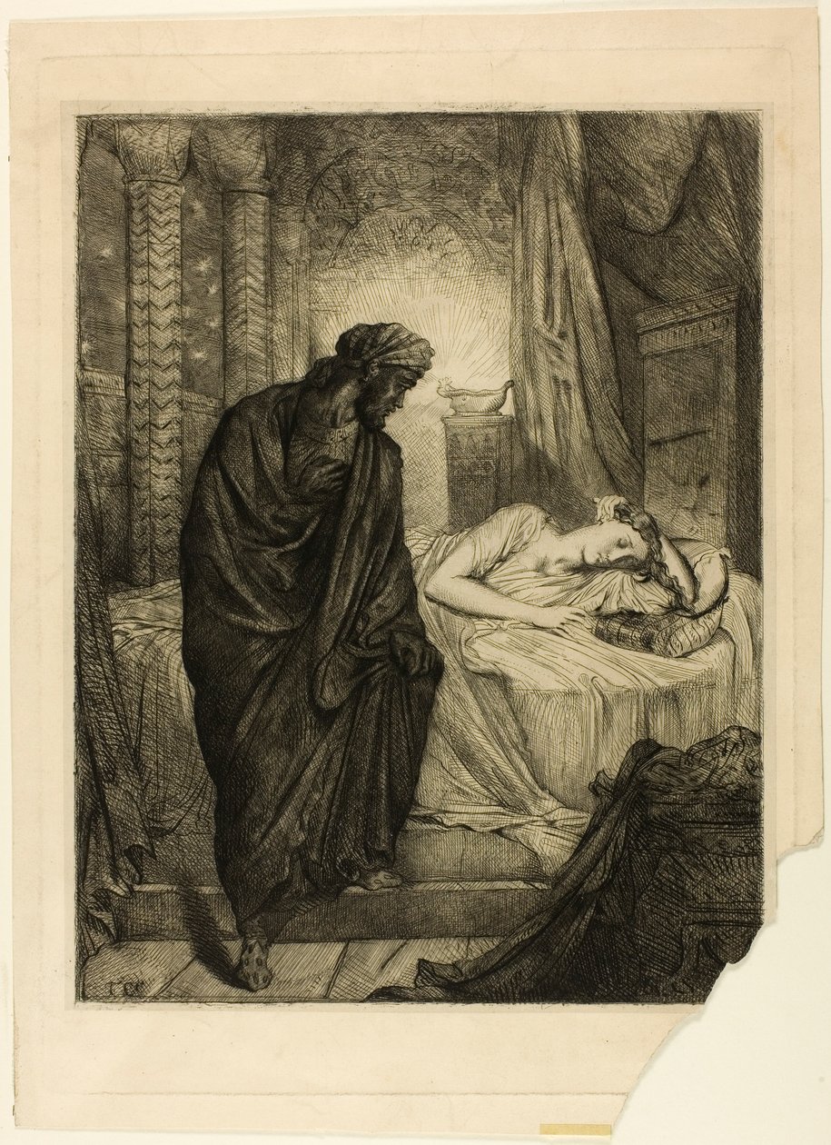 Toch Moet Ze Sterven, plaat elf uit Othello door Théodore Chassériau