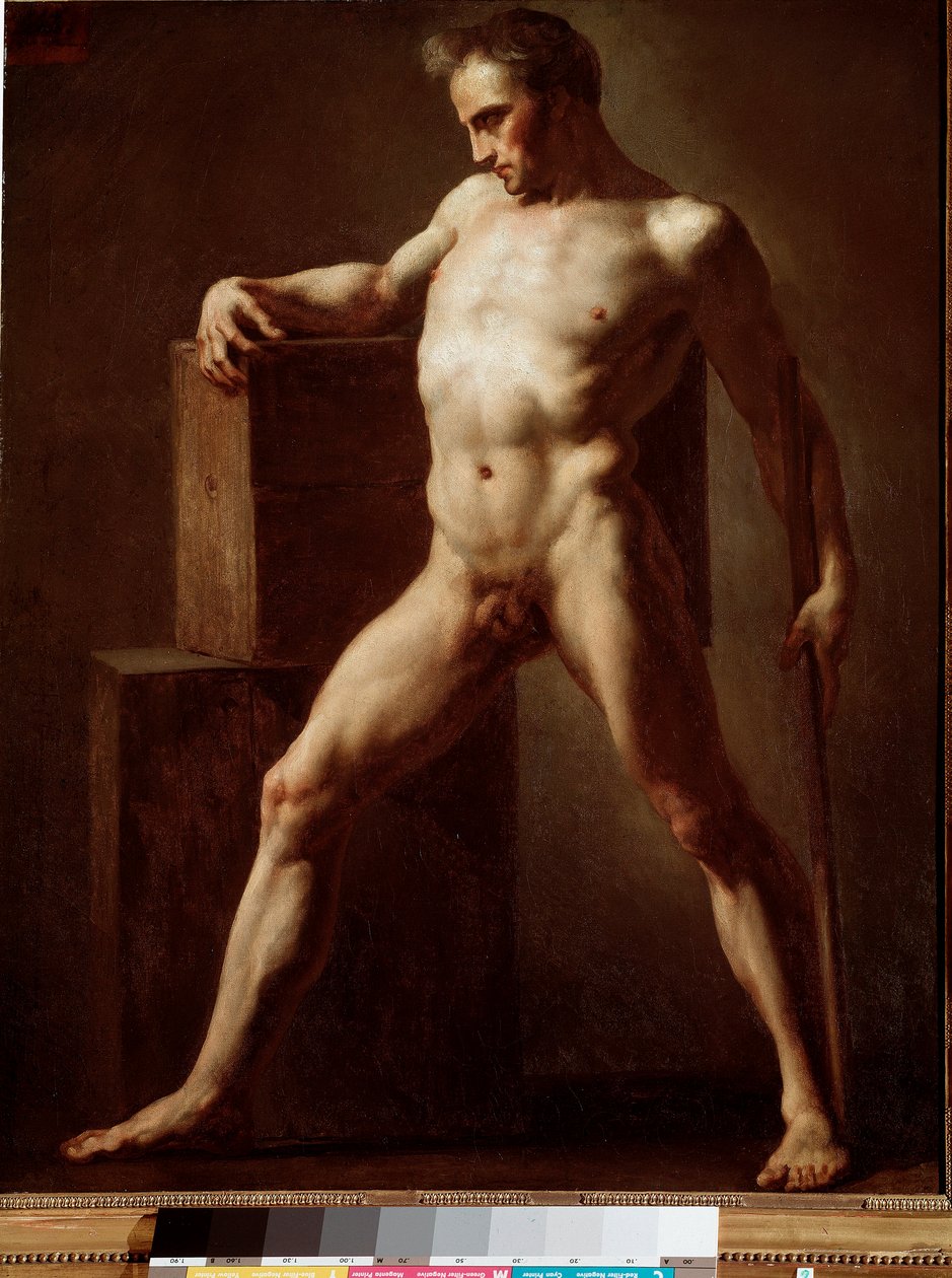 Academie door Theodore Gericault