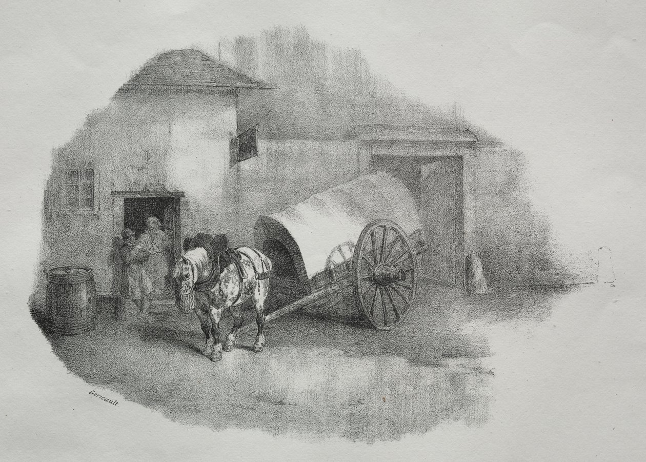 Karpaard uit de Limons door Theodore Gericault