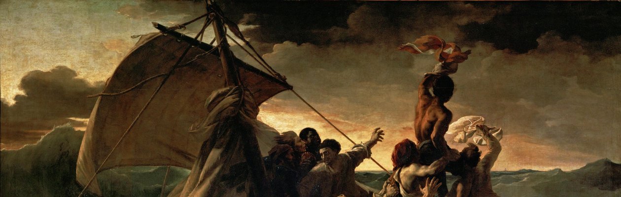 Frans:  Le Radeau de La Méduse Het vlot van de Medusa door Theodore Gericault
