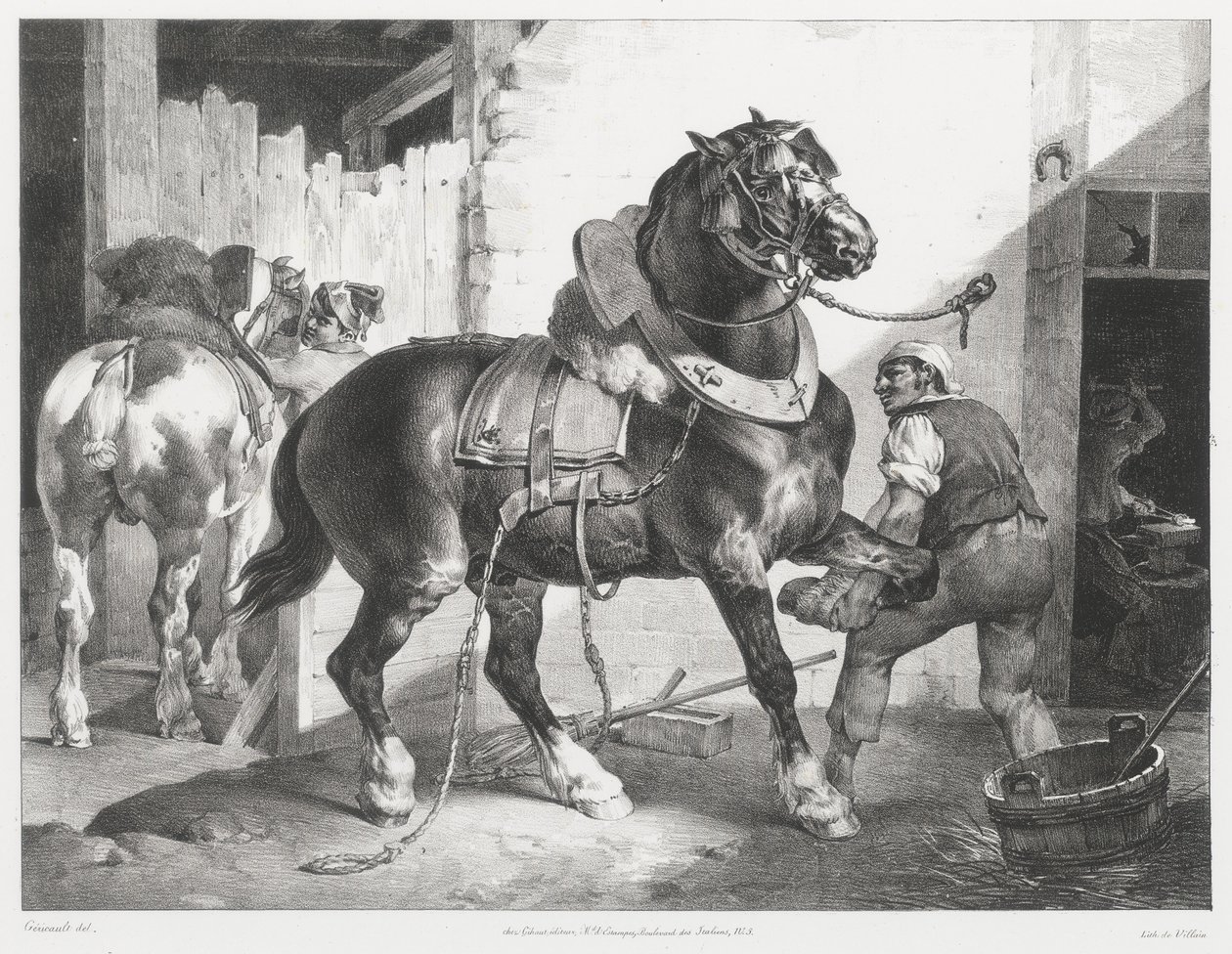 De Franse hoefsmid (The French Blacksmith) door Theodore Gericault