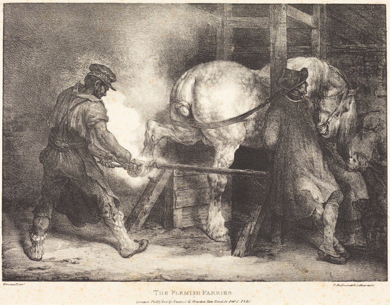 De Vlaamse hoefsmid door Theodore Gericault