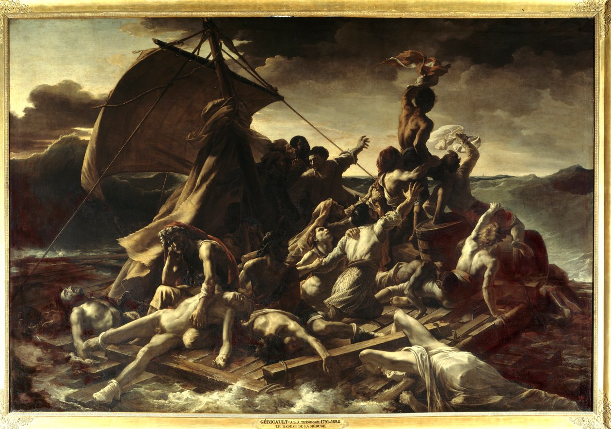 Het vlot van de Medusa door Theodore Gericault