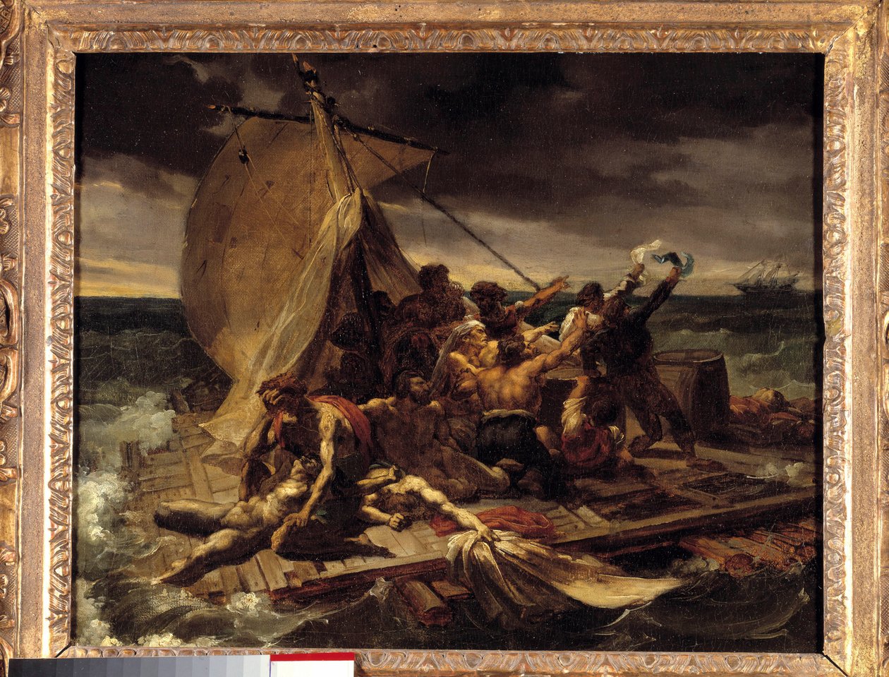 Het vlot van de Medusa Eerste schetsen door Theodore Gericault