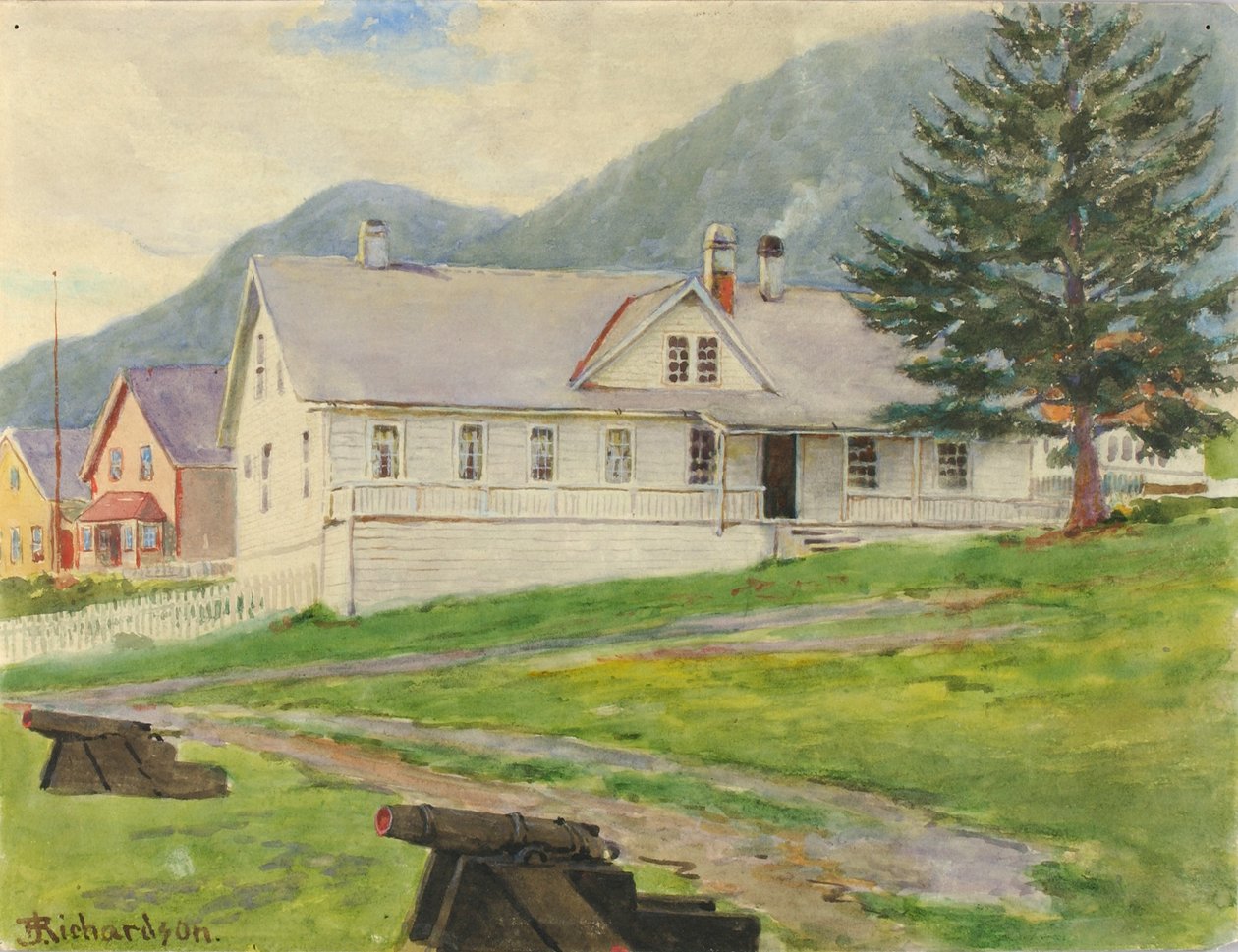 Voormalig gouverneurshuis, Sitka, 1905 door Theodore J. Richardson