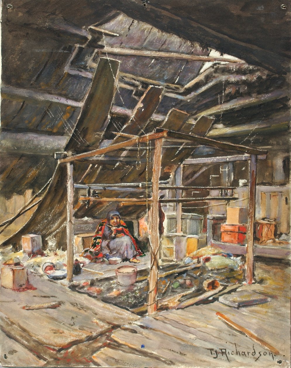 Interieur door Theodore J. Richardson
