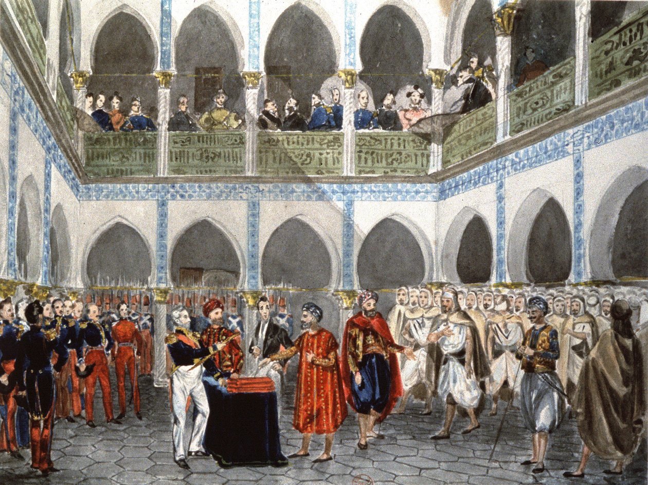Gouverneur Clauzel in Algiers door Theodore Leblanc