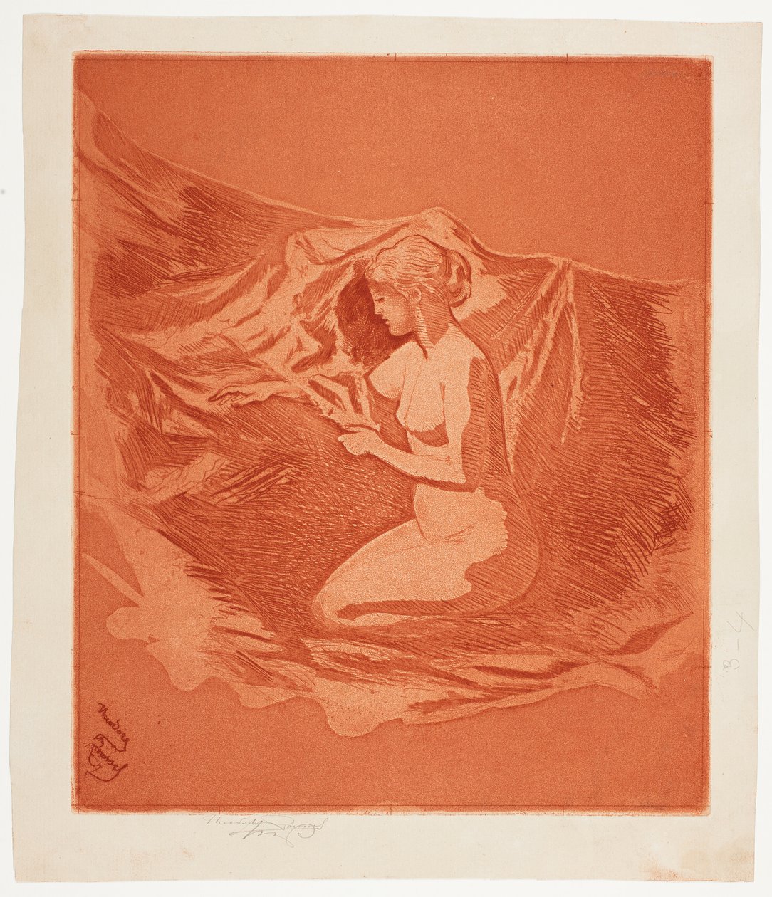 Gloed van kolen door Theodore Roussel