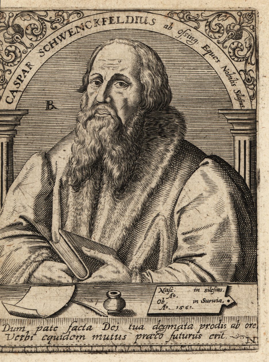 Caspar Schwenckfeld door Theodore de Bry