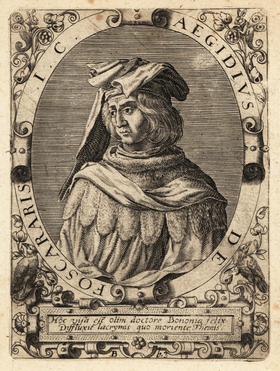 Egidio Foscherari door Theodore de Bry