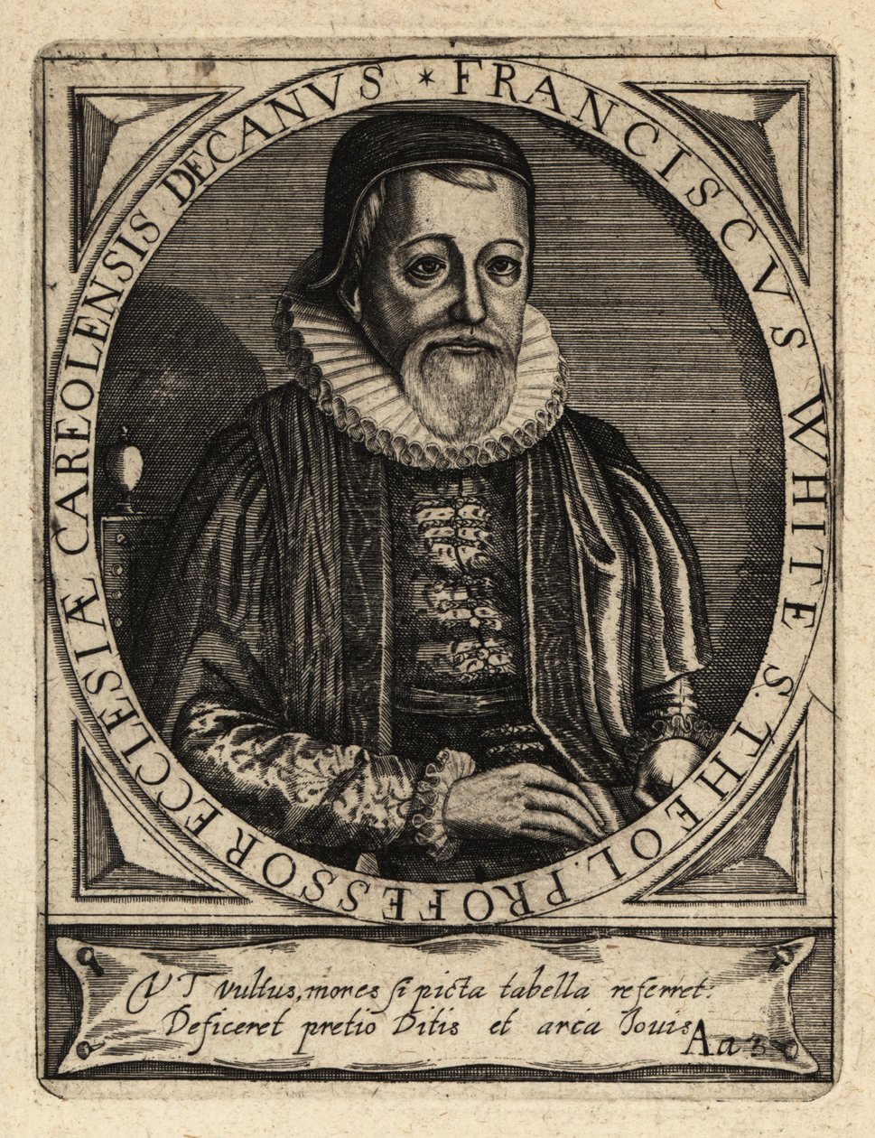 Francis White door Theodore de Bry