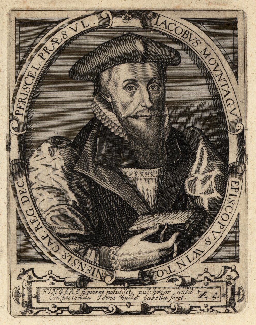 James Montague door Theodore de Bry