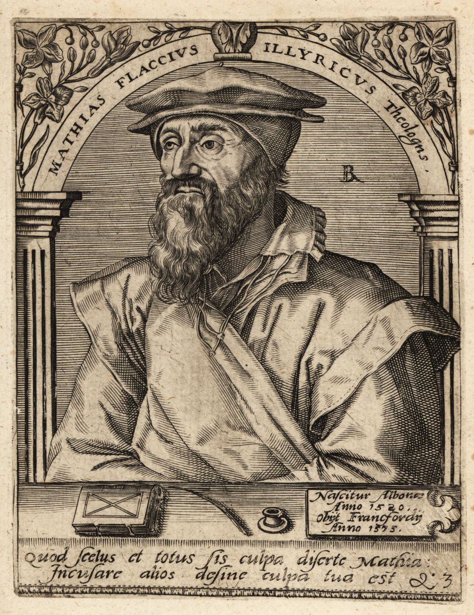 Matthias Flacius door Theodore de Bry