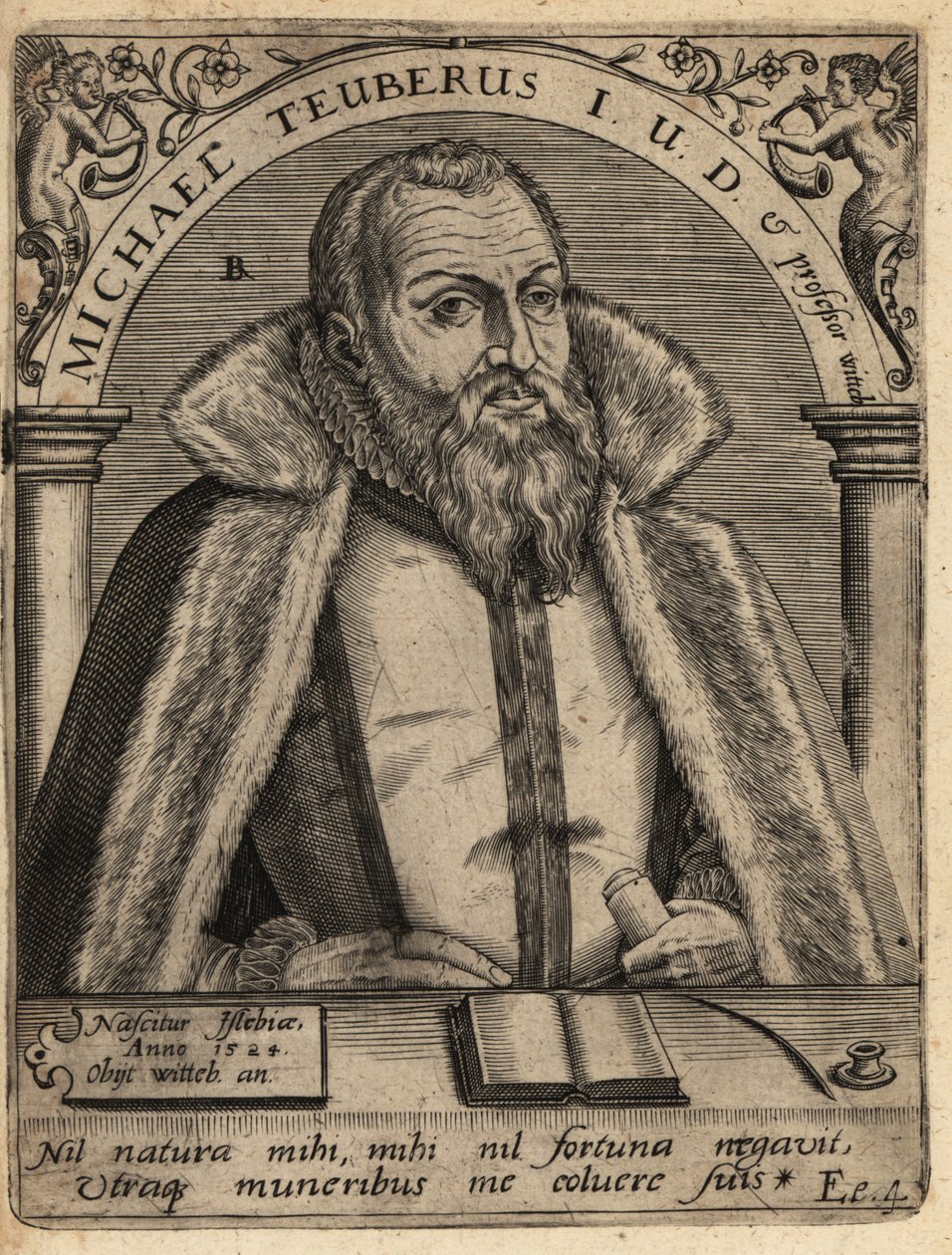 Michael Teuber door Theodore de Bry