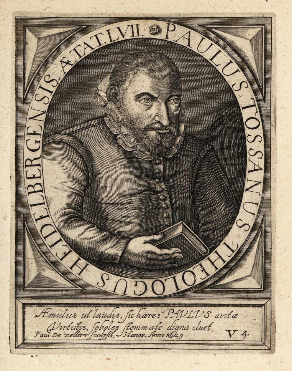 Paul Toussain door Theodore de Bry