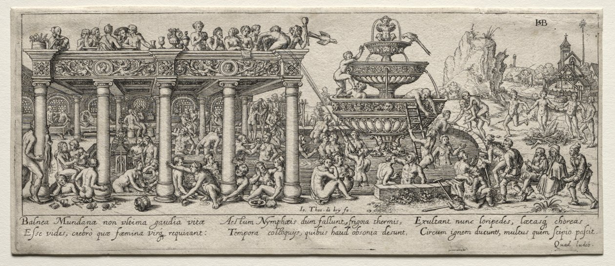 De fontein van de jeugd door Theodore de Bry