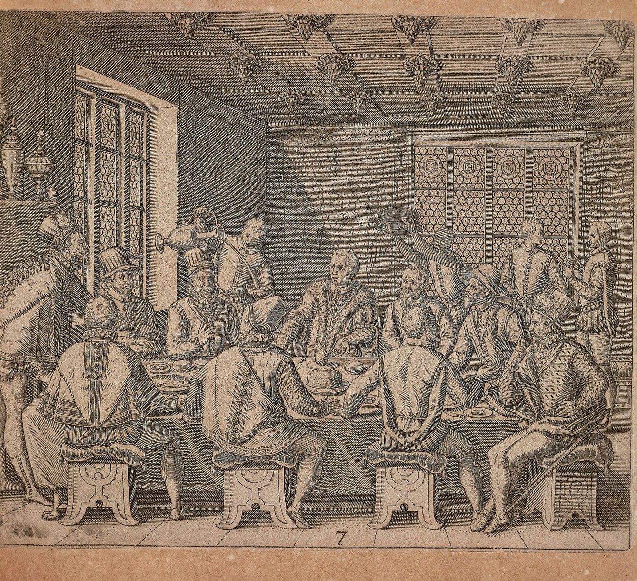 Het ei van Columbus, gravure door Theodor de Bry uit Americae pars quarta door Theodore de Bry