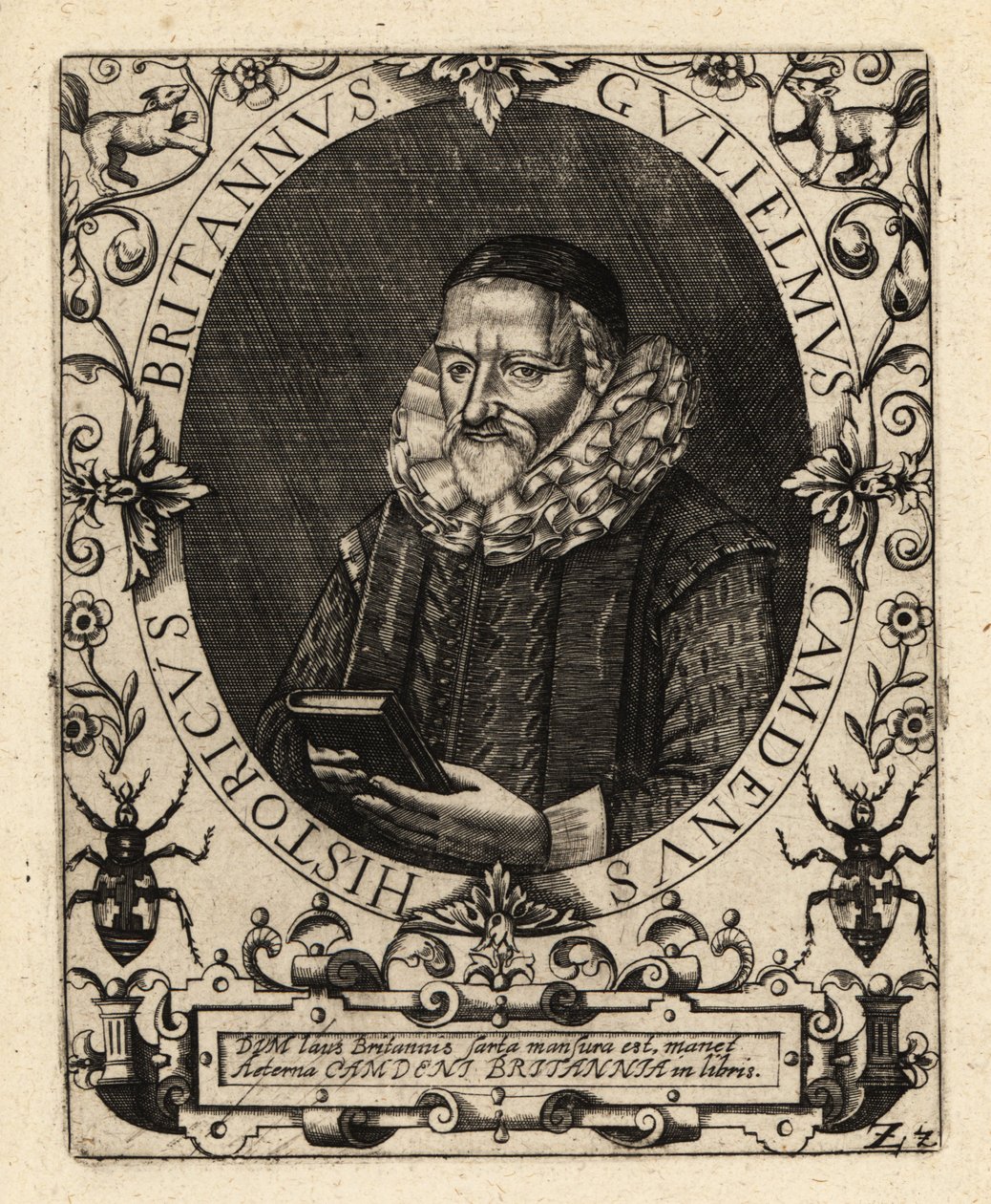 William Camden, Engelse antiquair door Theodore de Bry