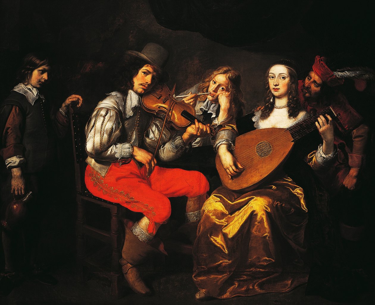 Het concert door Theodore van Thulden