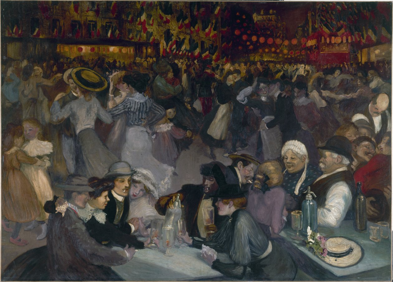 14 juli door Théophile Alexandre Steinlen