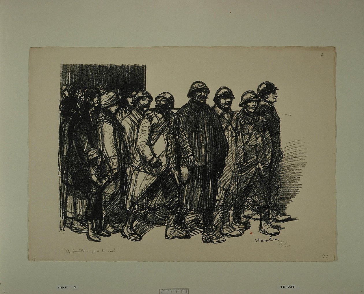 [Tot gauw ... voorgoed] door Théophile Alexandre Steinlen