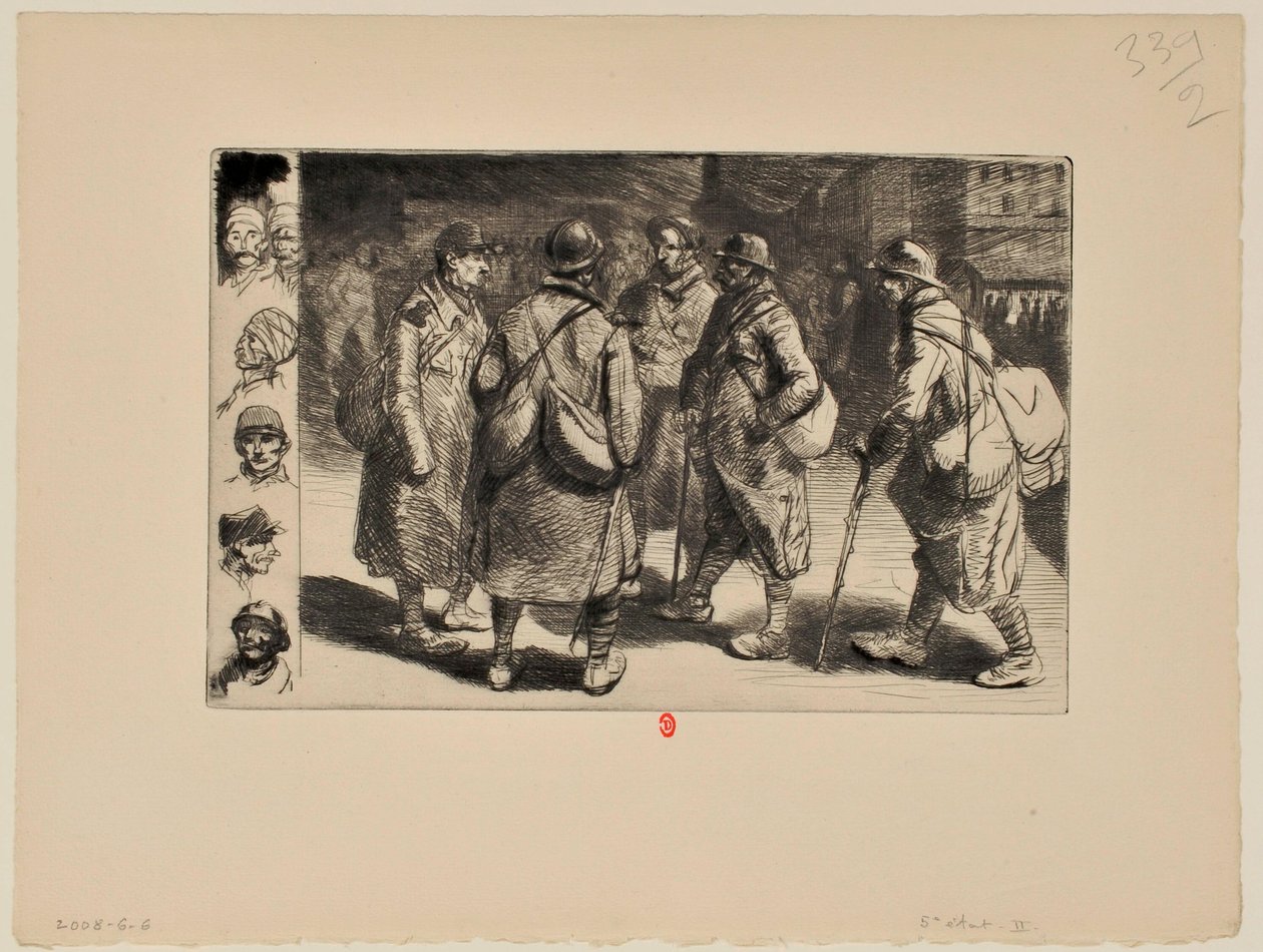 [Vergunninghouders, nr. 1] door Théophile Alexandre Steinlen