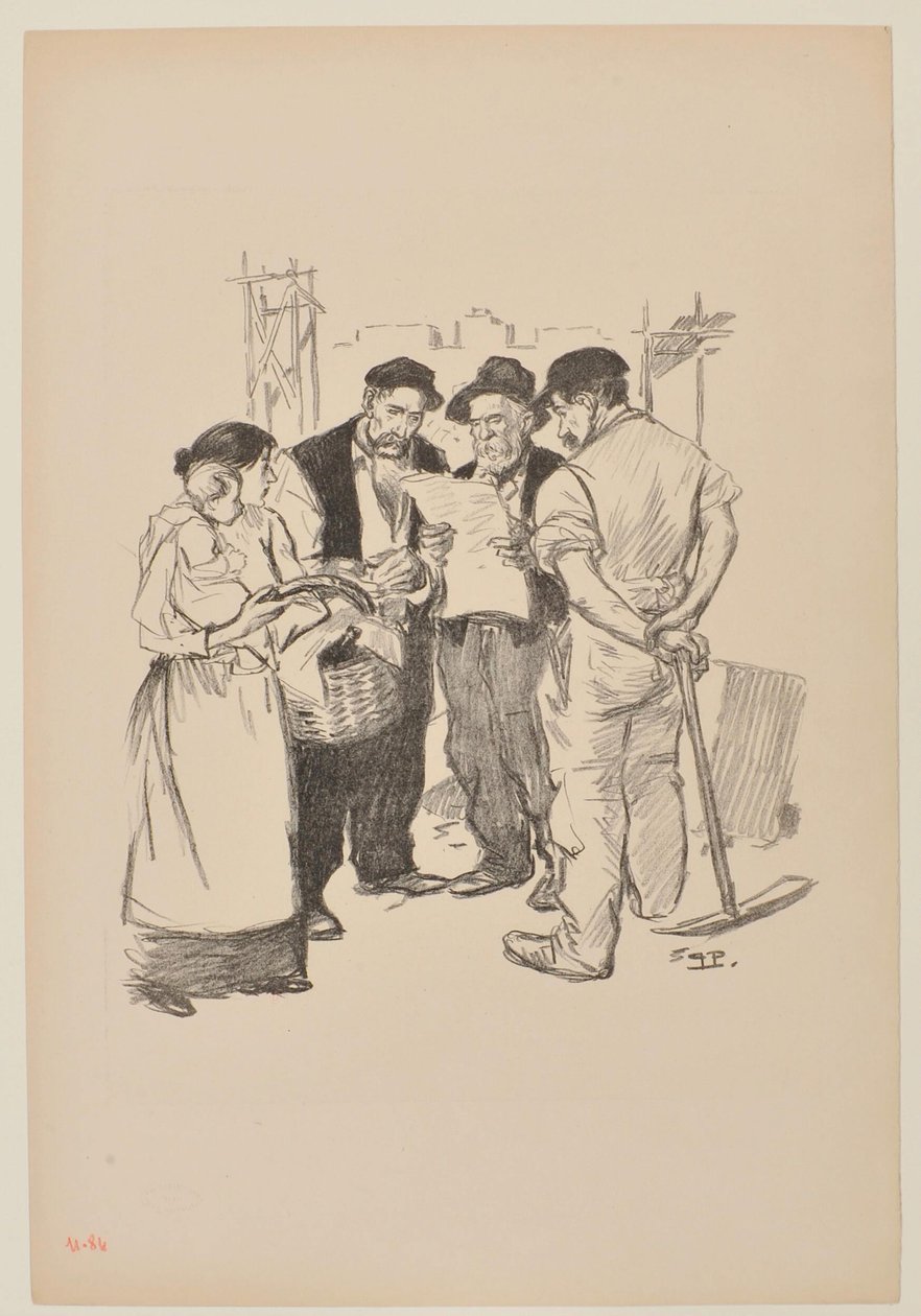 [Terug] door Théophile Alexandre Steinlen