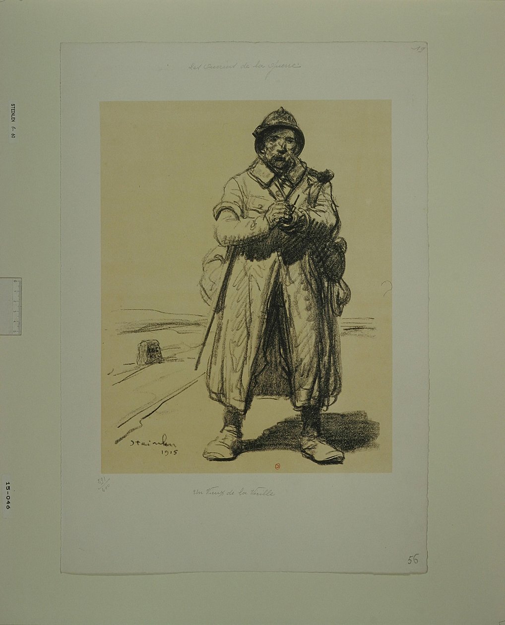 Een oude rot (druk b) door Théophile Alexandre Steinlen