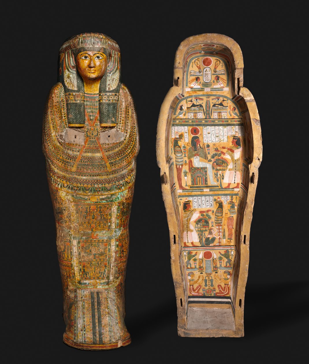 Doodskist van Nesykhonsu, Thebe, Late 21e tot Vroege 22e Dynastie door Third Intermediate Period Egyptian