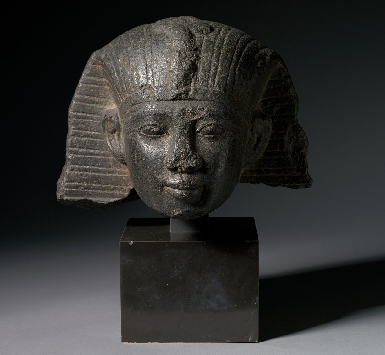 Hoofd van een koning, 21e of 22e dynastie door Third Intermediate Period Egyptian