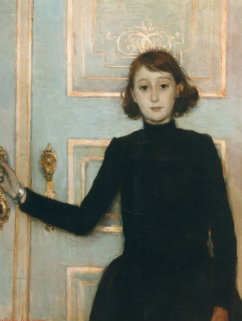 Portret van Marguerite van Mons door Théo van Rysselberghe