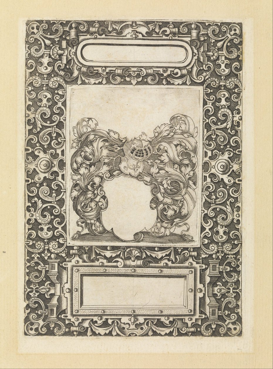 Pagina uit Emblemata nobilitate et vulgo scitu digna, (Frankfurt am Main, 1593) door Theodore de Bry