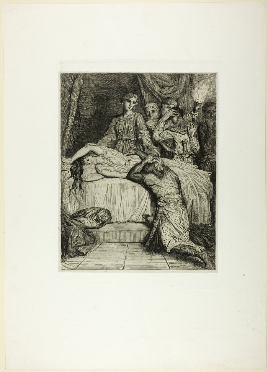Oh! Oh! Oh!, plaat veertien uit Othello door Théodore Chassériau