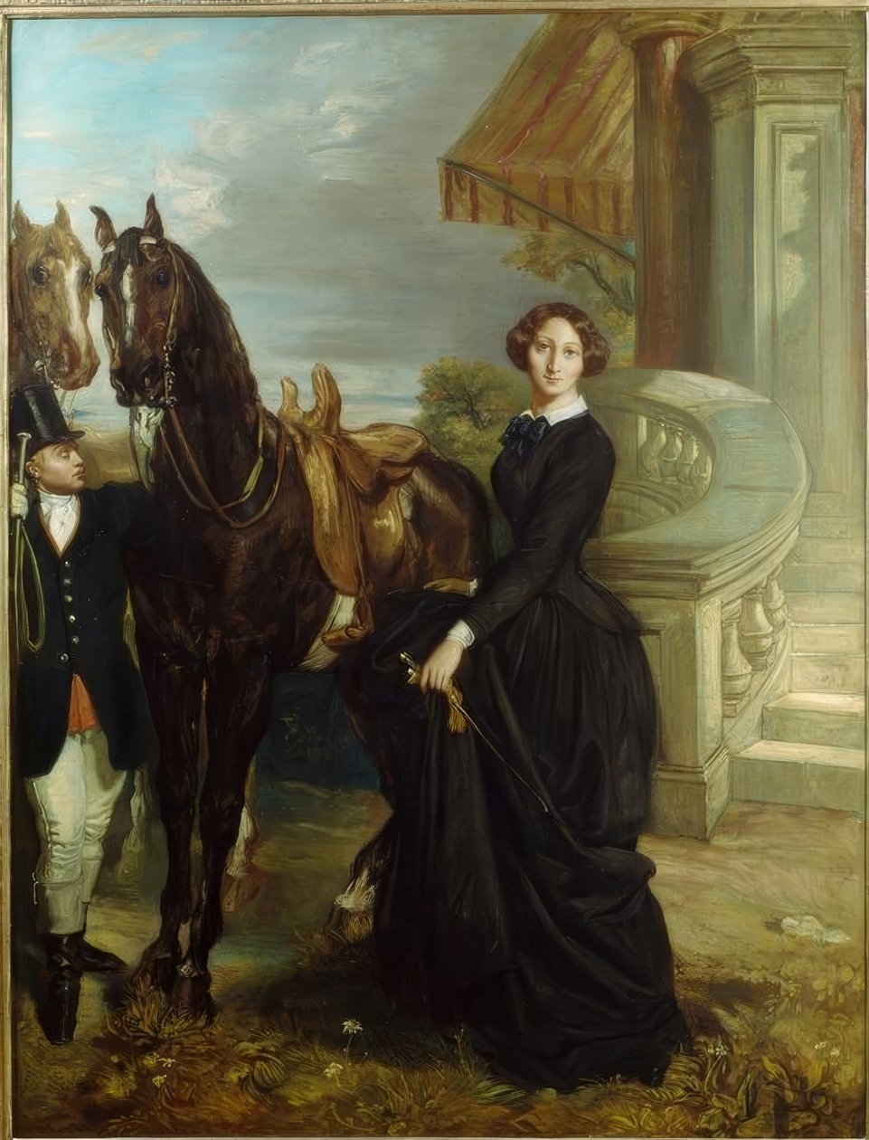 Portret van de Gravin van Ranchicourt door Théodore Chassériau