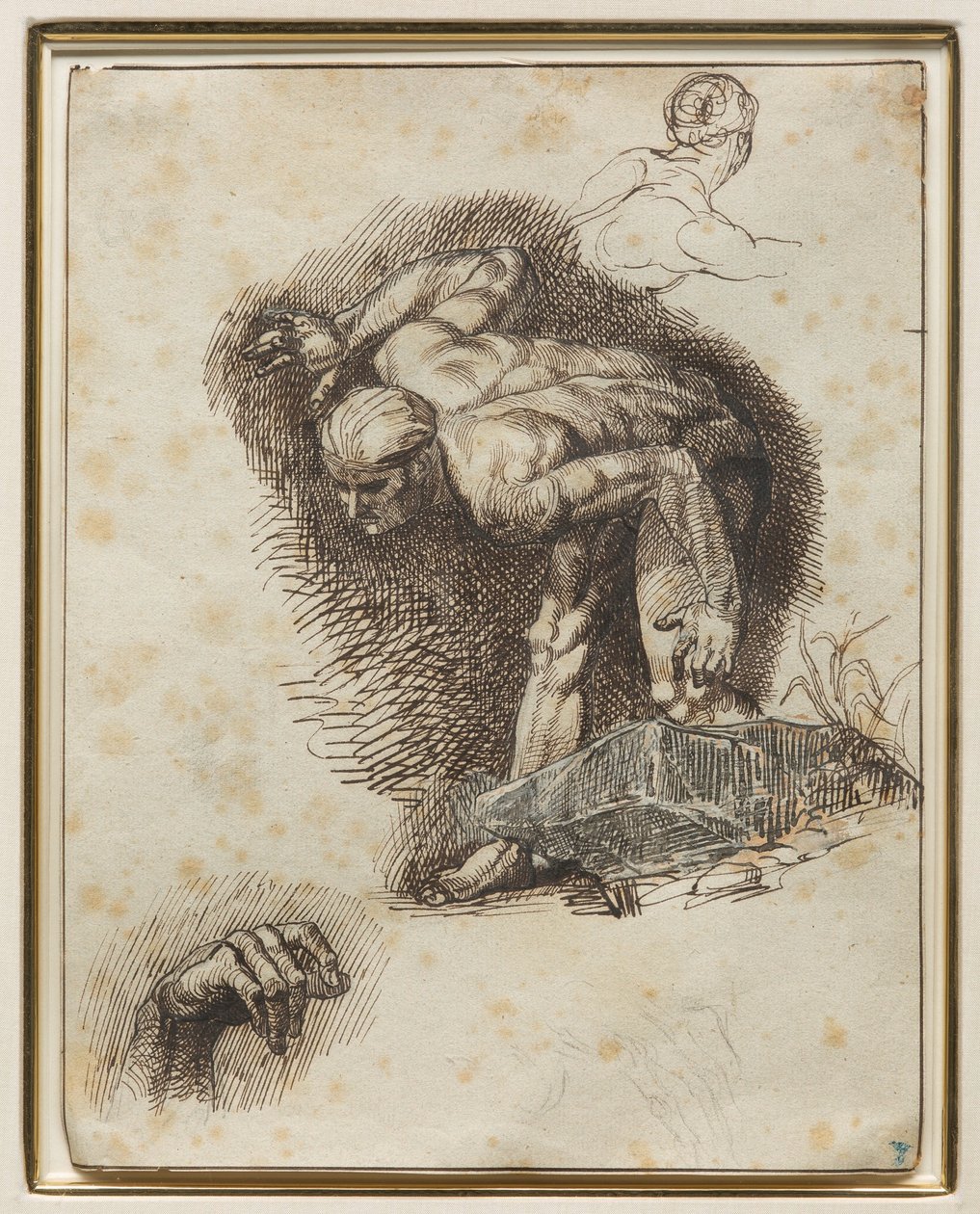 Géricault - Klimmers, tussen 1791 en 1824 door Theodore Gericault