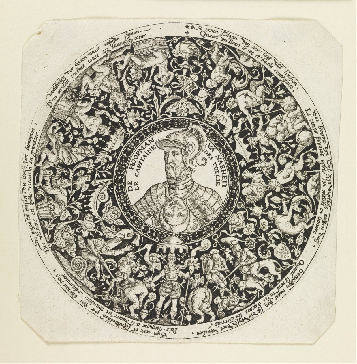 De Kapitein van de Dwaasheid door Theodore de Bry