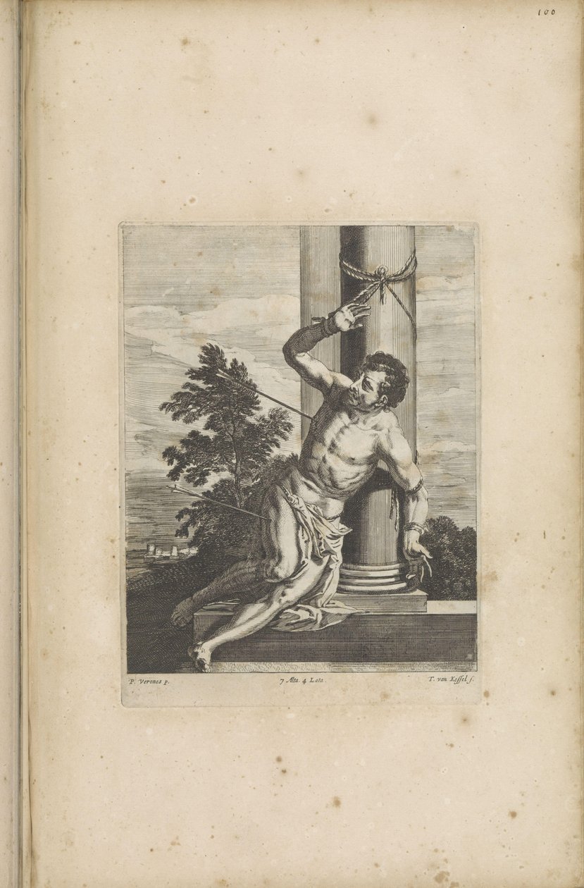 Martelaarschap van de H. Sebastiaan door Théodorus van Kessel