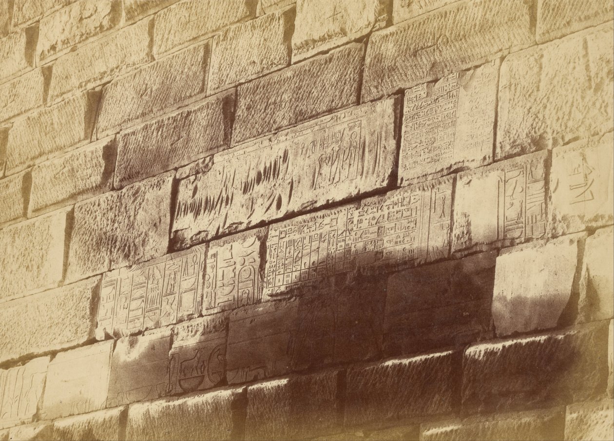 (Hiërogliefeninscripties bij Elephanta) door Théodule Devéria
