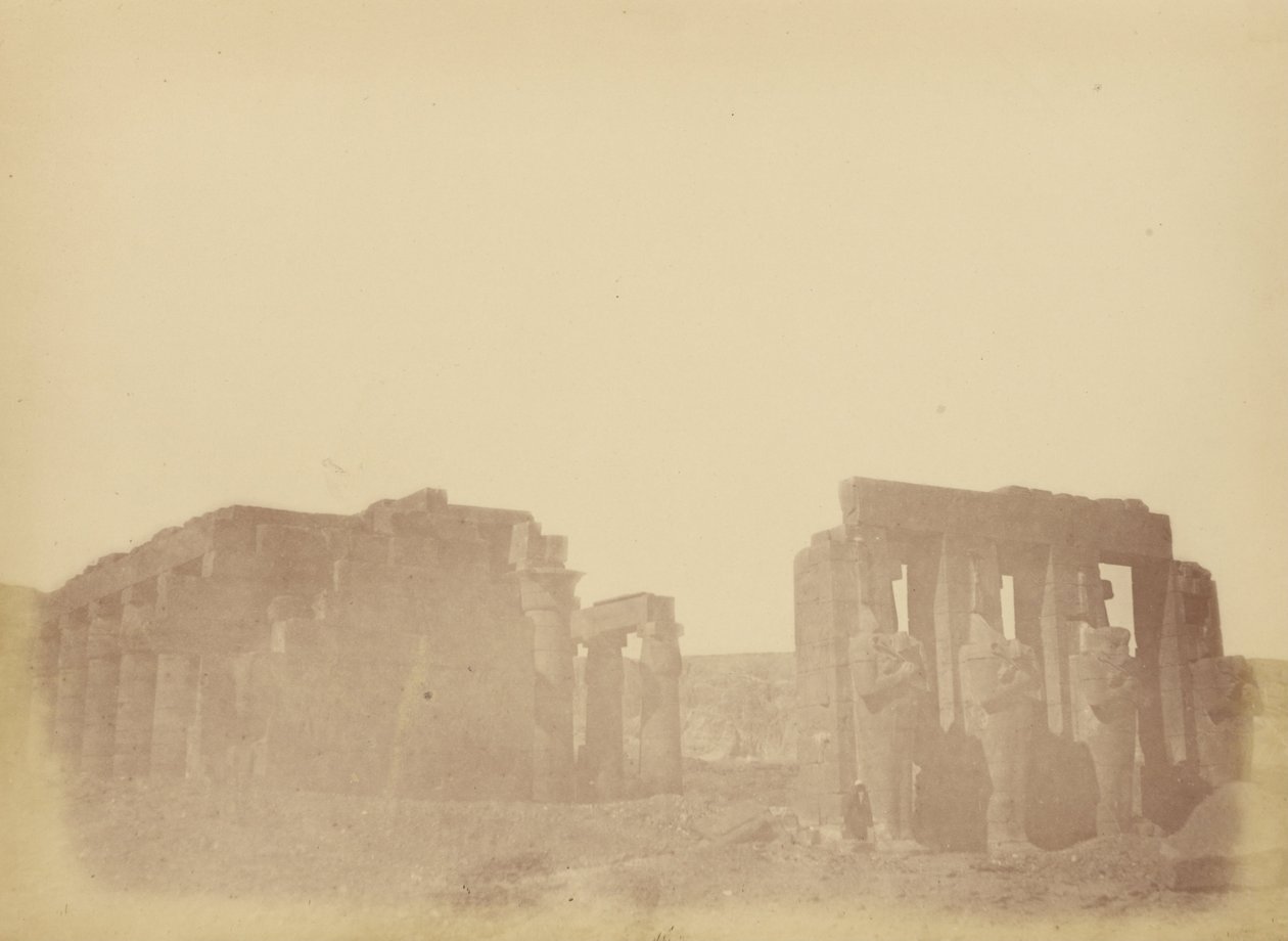 (Overzicht van het Ramesseum) door Théodule Devéria