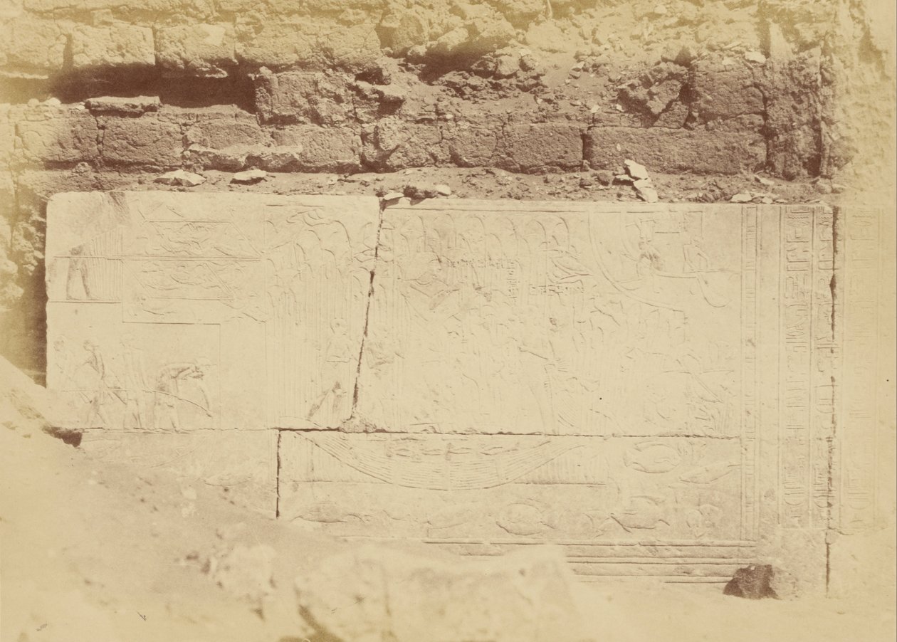 Sakkarah, inscripties van het graf van Ptah-Mes door Théodule Devéria