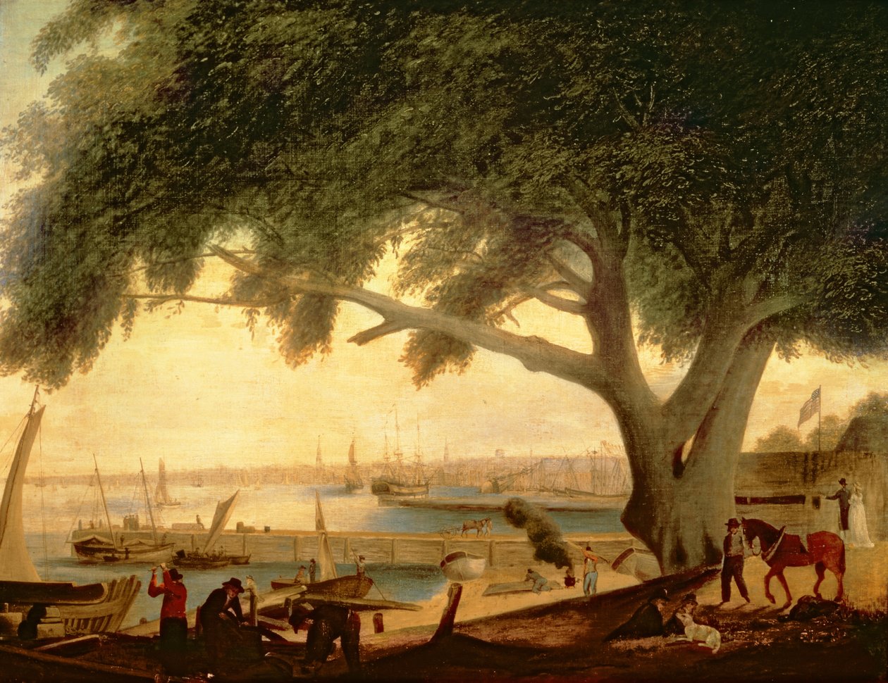 Penns Verdrag Boom door Thomas Birch