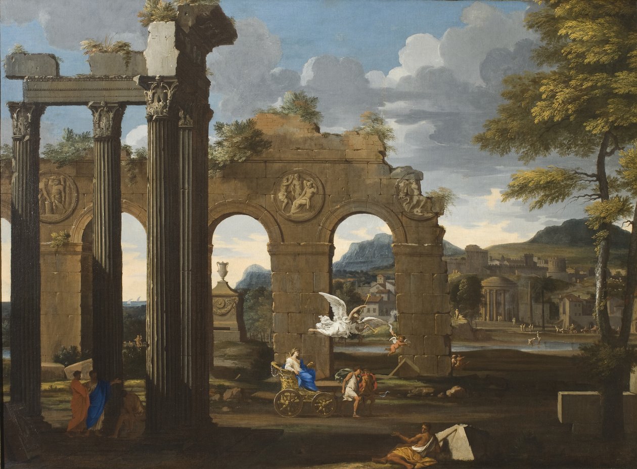Cleobis en Biton, ca. 1650 door Thomas Blanchet