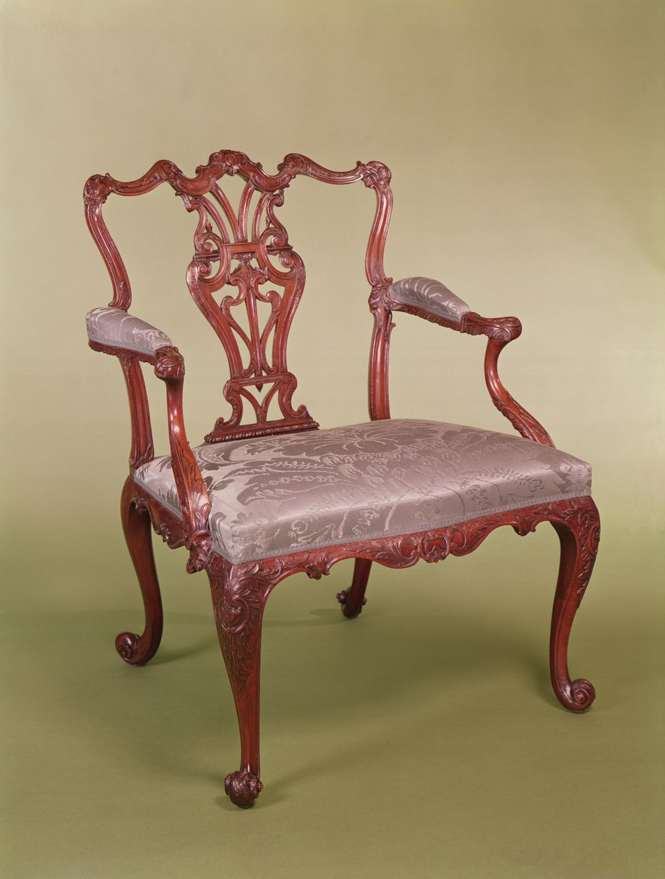 Armstoel door Thomas Chippendale door Thomas Chippendale