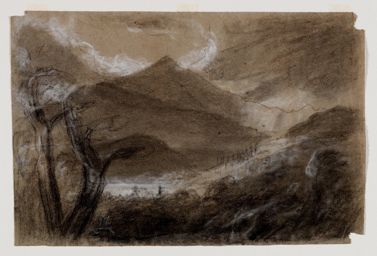 Schroon Mountain, Adirondacks, ca. 1837 door Thomas Cole