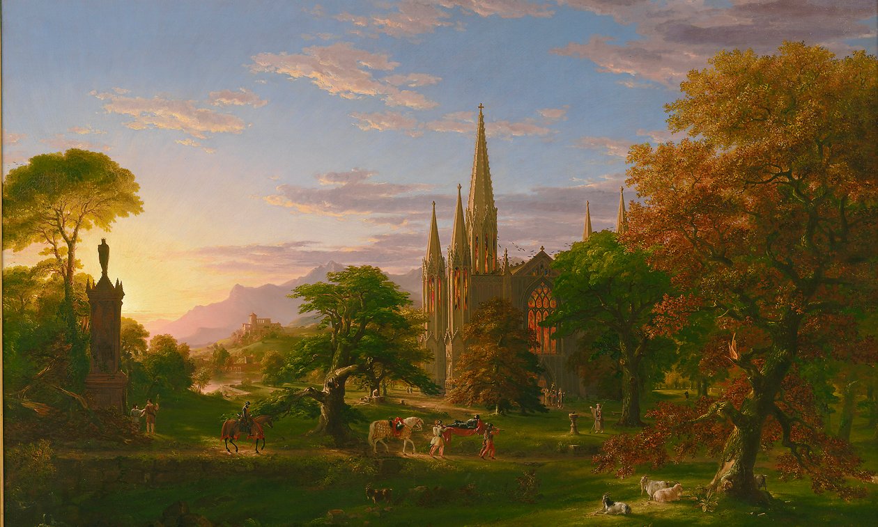 De terugkeer, 1837 door Thomas Cole